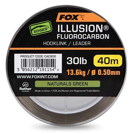 Cac902 Fox Illusion 30lb 13 6kg 0 50mm X40m Naturals Green Main.jpg