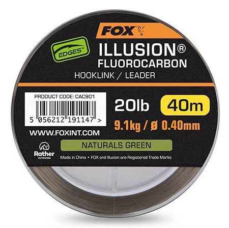 Cac901 Fox Illusion 20lb 9 1kg 0 40mm X40m Naturals Green Main.jpg