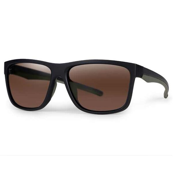 Csn053 Fox Collection Sunglasses Black And Green Brown Lens Main 1 3.jpg